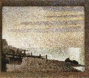 Seine-s Dusk Georges Seurat